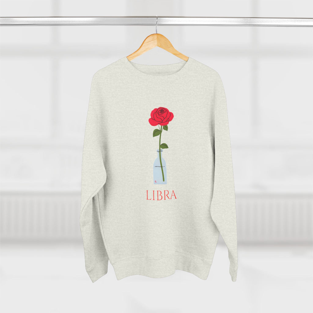Give Me My Flowers Libra  Crewneck D Rose
