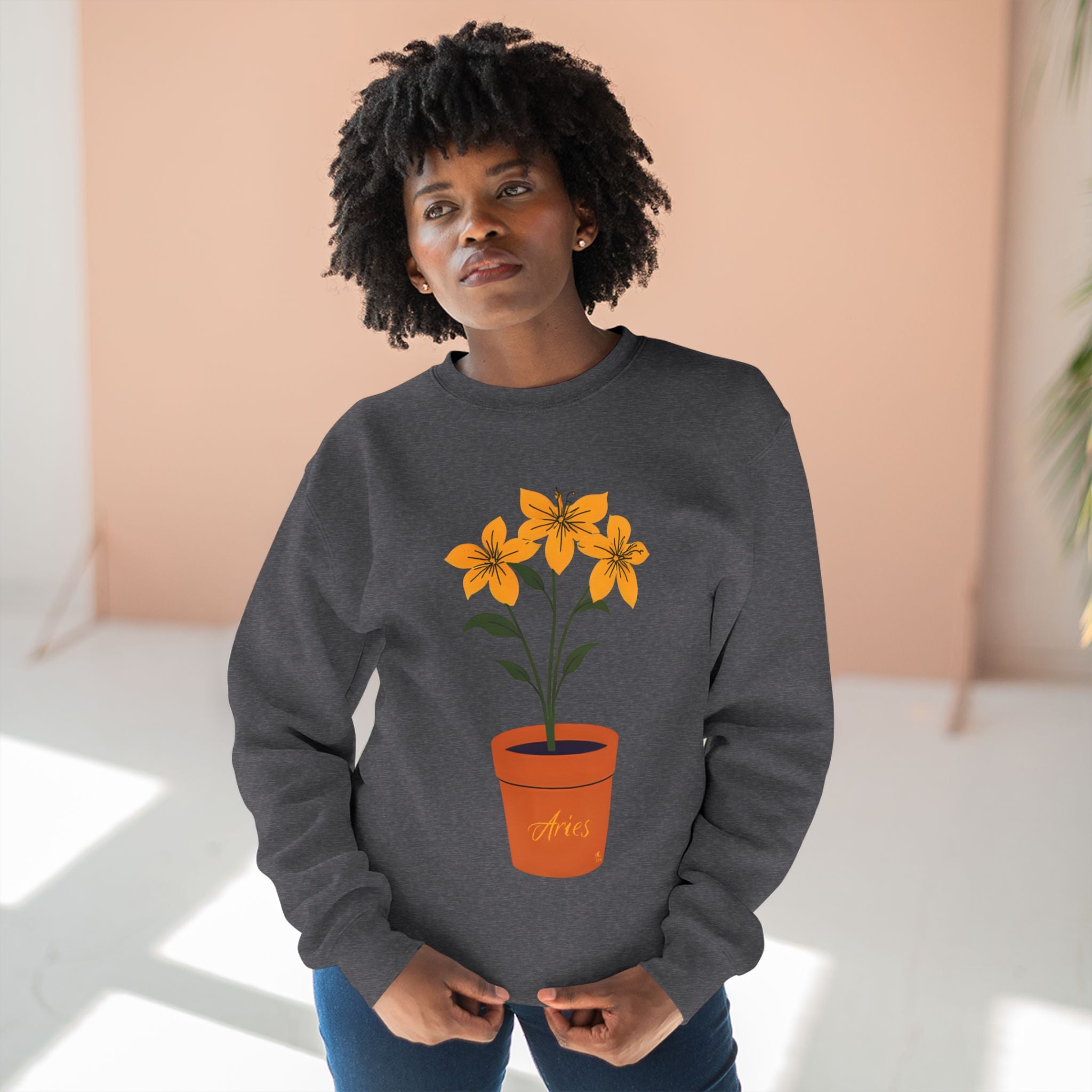 Give Me My Flowers Aries Crewneck Beez in the Trap
