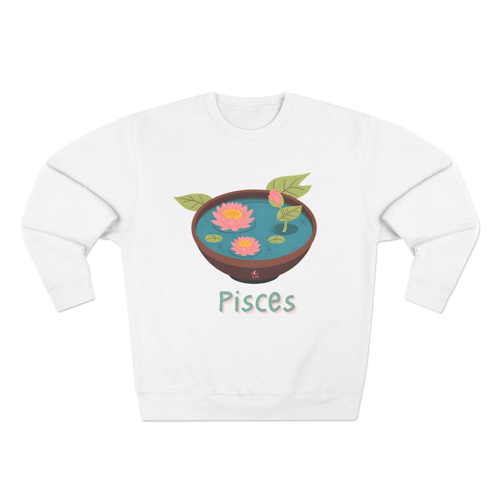Give Me My Flowers Pisces Crewneck A Lily Bit of This A Lily Bit of That