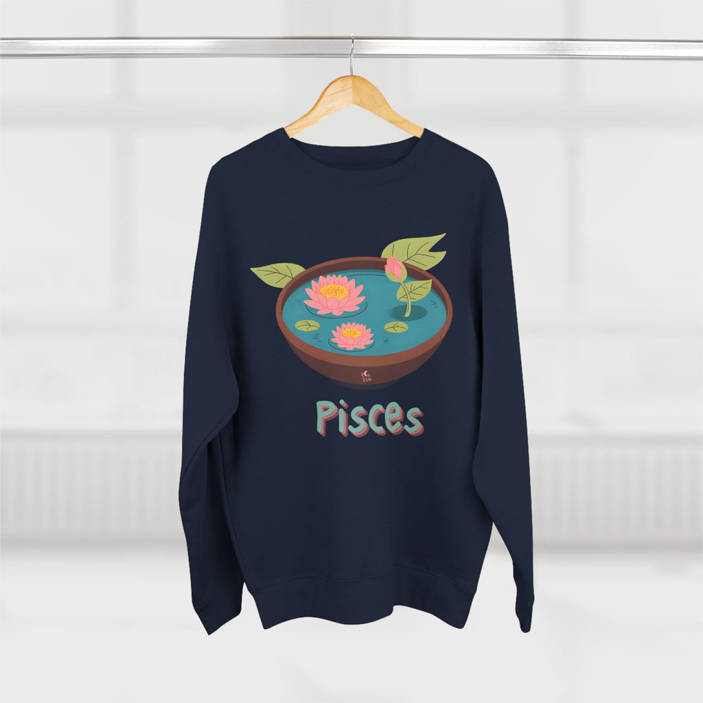 Give Me My Flowers Pisces Crewneck A Lily Bit of This A Lily Bit of That