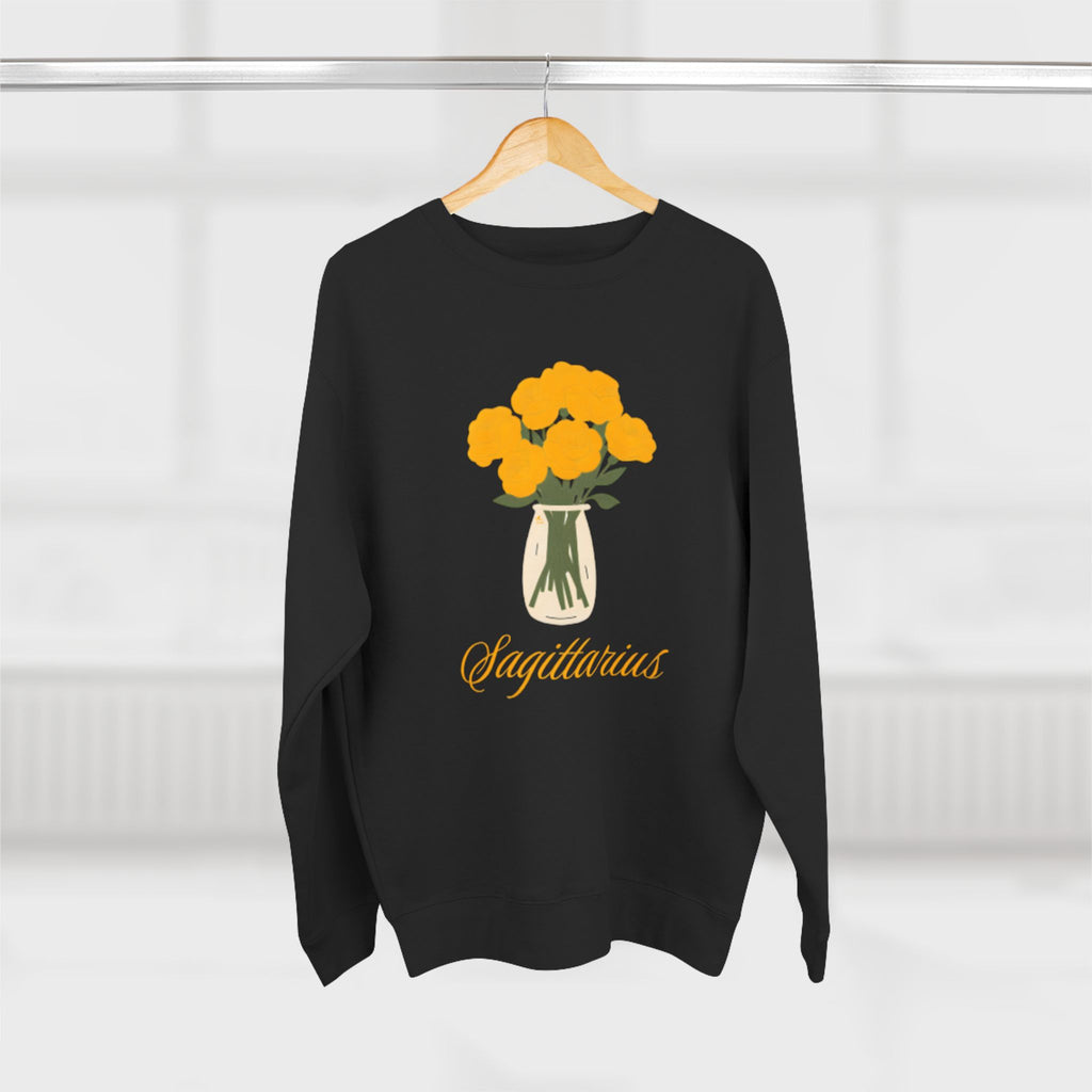 Give Me My Flowers Sagittarius Crewneck What in the Carnation's