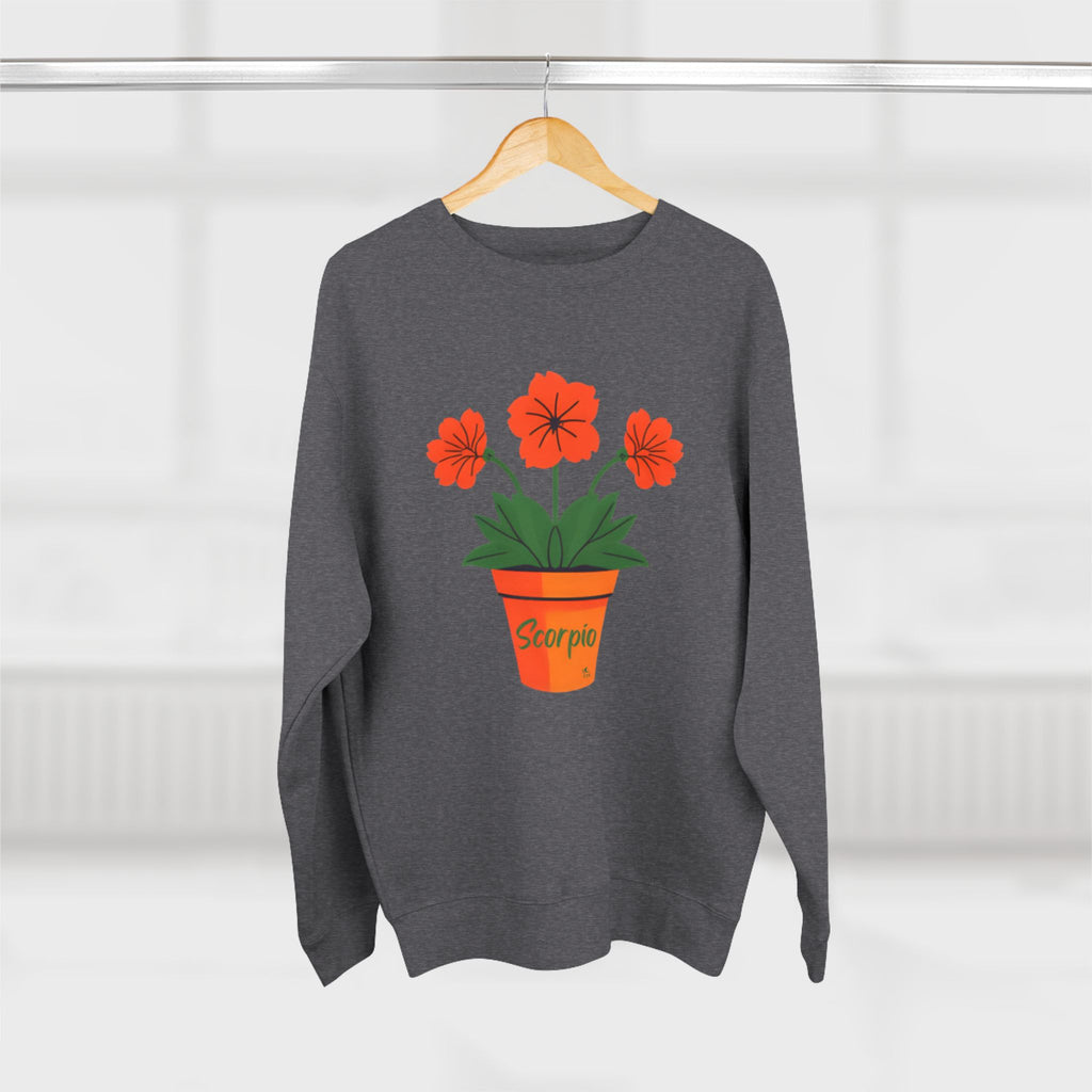 Give Me My Flowers Scorpio Crewneck Fanta Orange