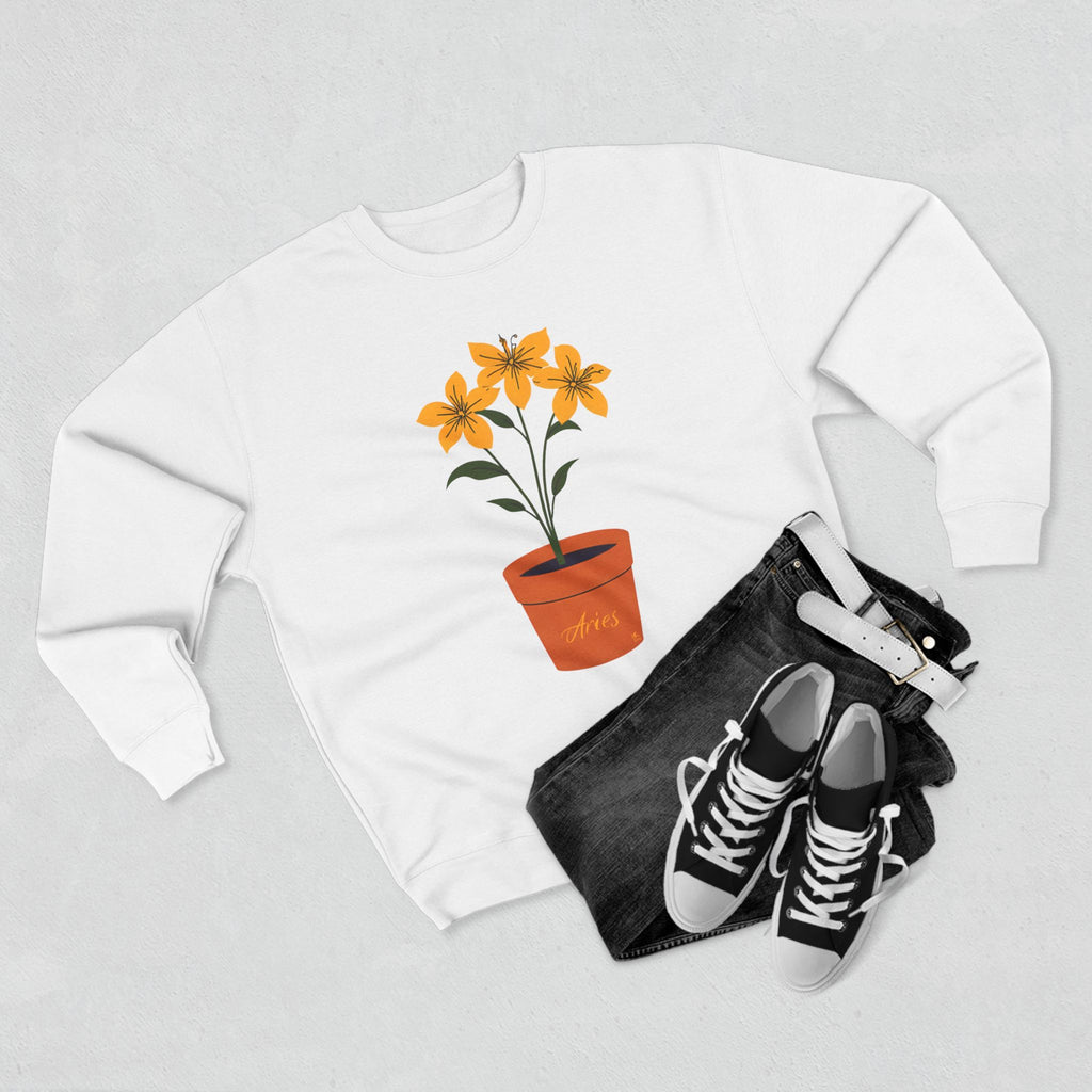 Give Me My Flowers Aries Crewneck Beez in the Trap
