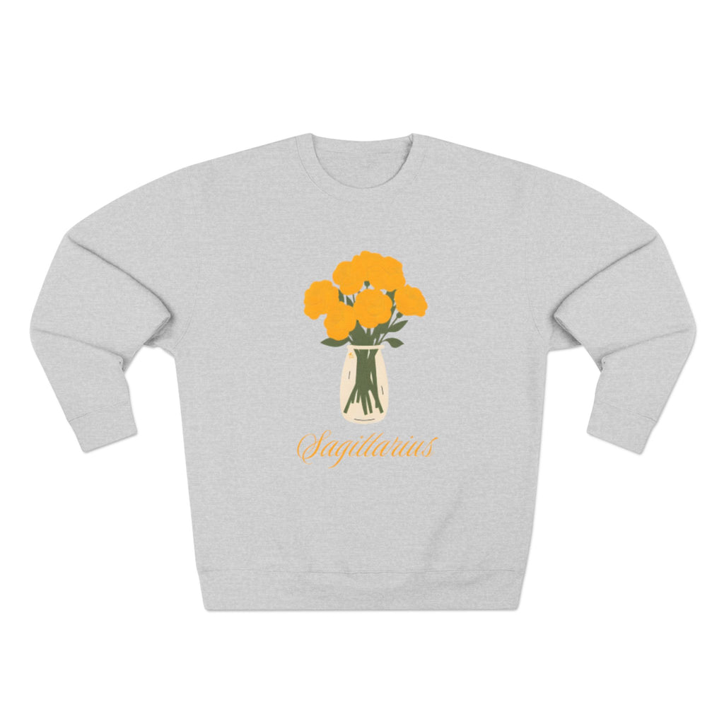 Give Me My Flowers Sagittarius Crewneck What in the Carnation's