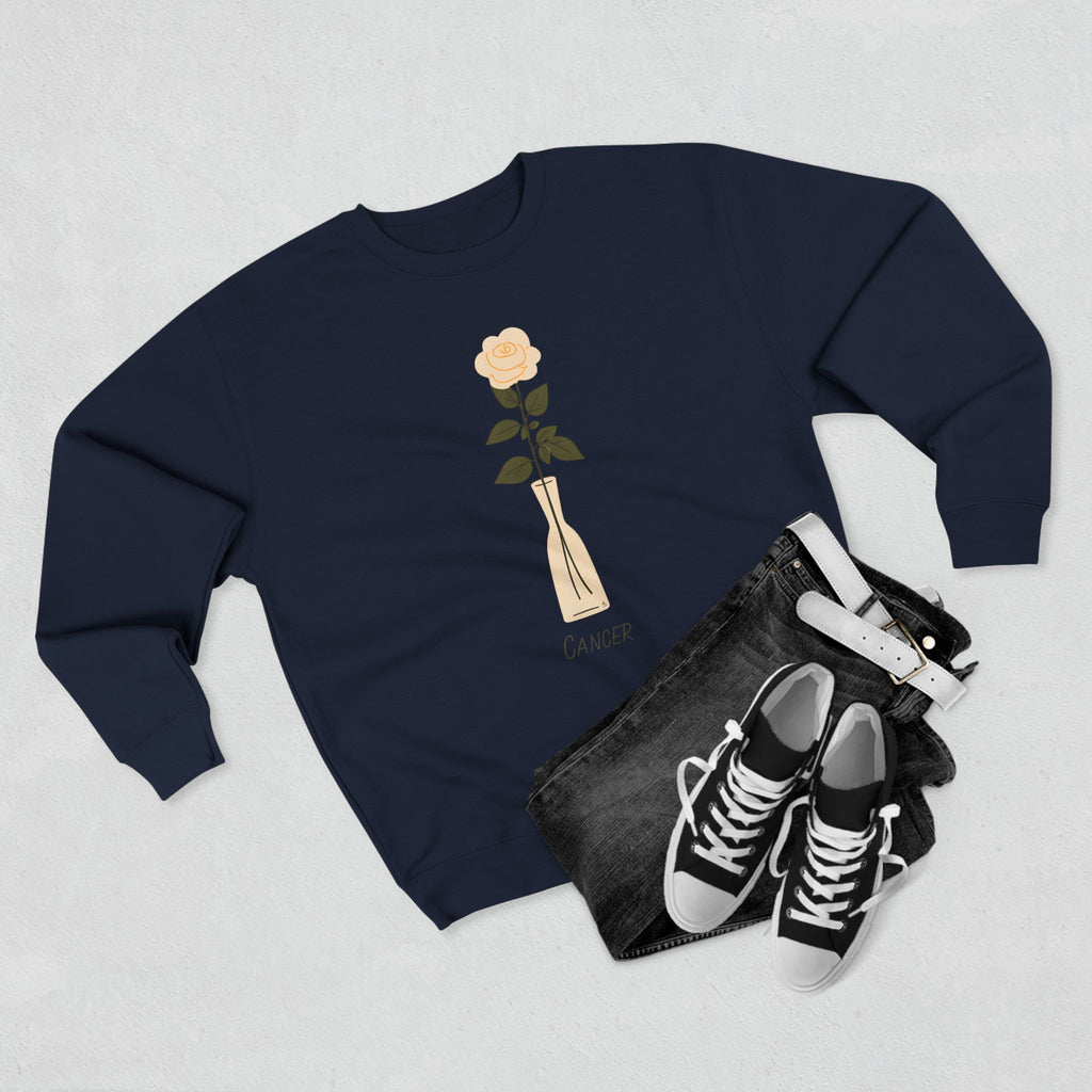 Give Me My Flowers Cancer Crewneck Off White