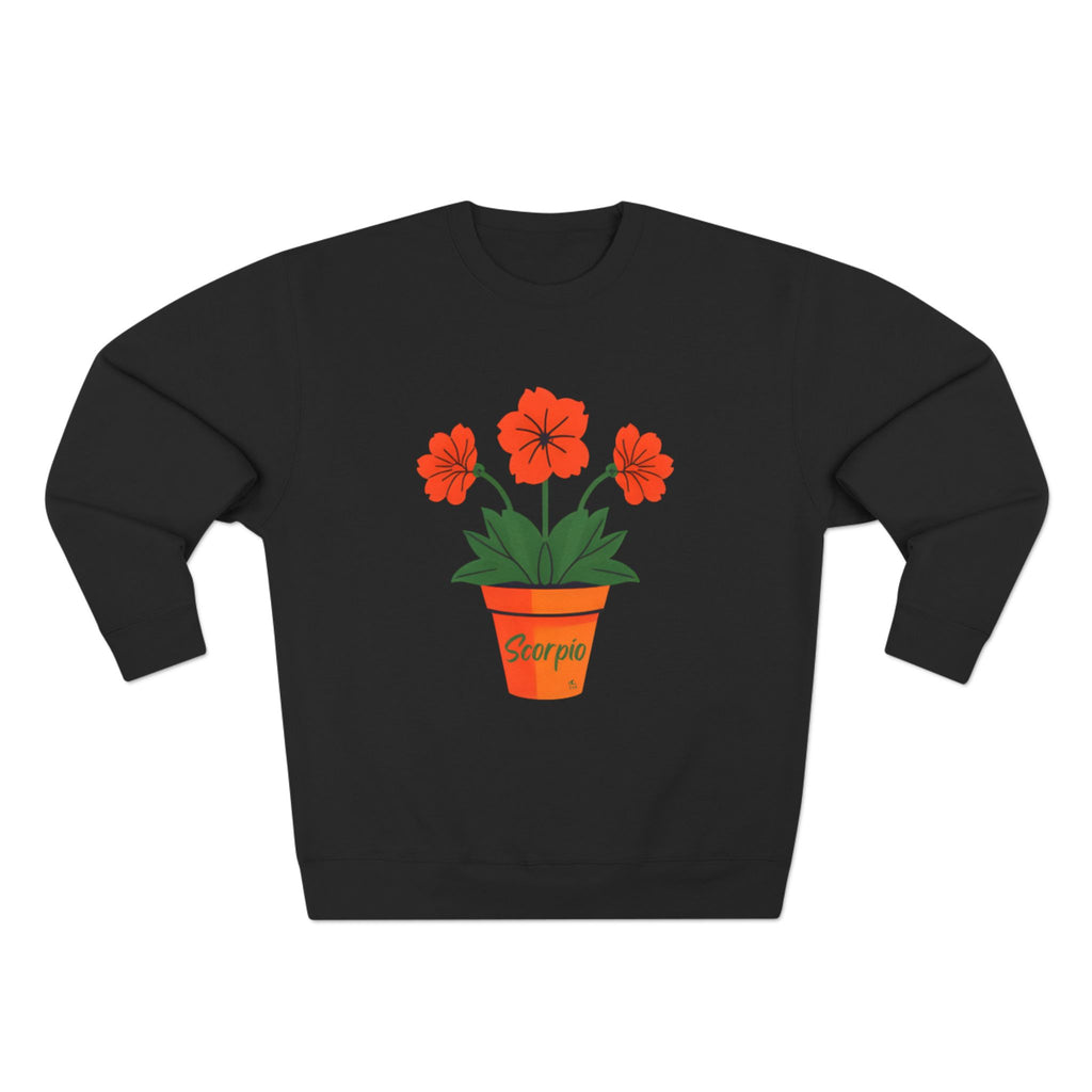 Give Me My Flowers Scorpio Crewneck Fanta Orange