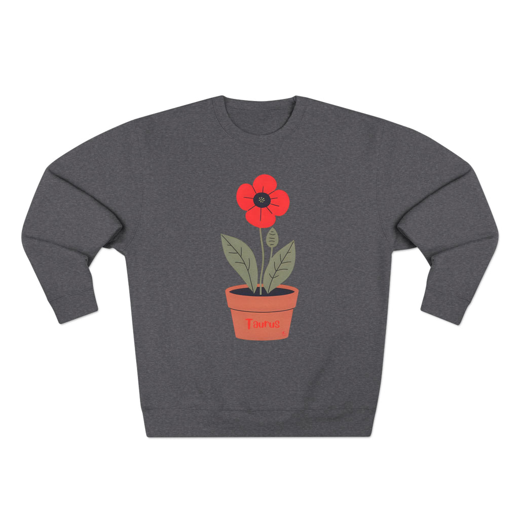Give Me My Flowers Taurus Crewneck Mirar Poppy