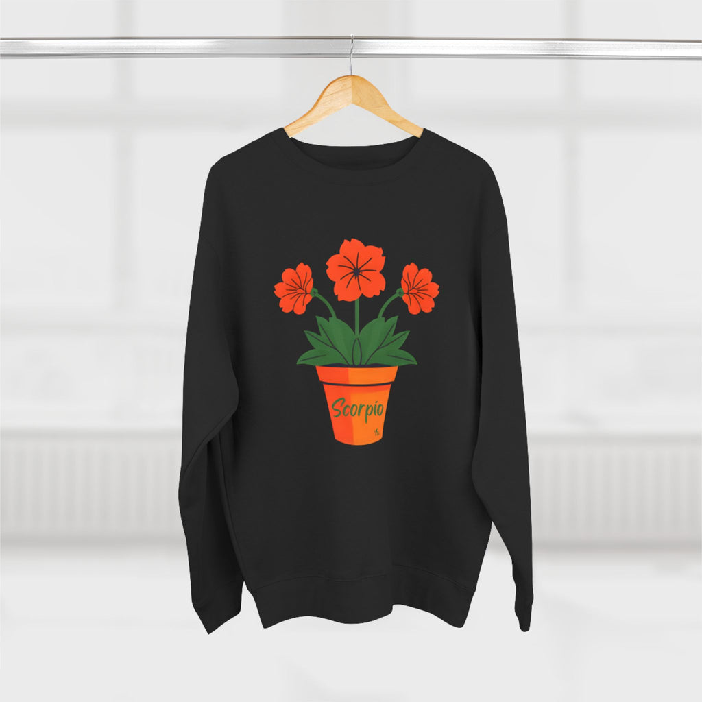 Give Me My Flowers Scorpio Crewneck Fanta Orange