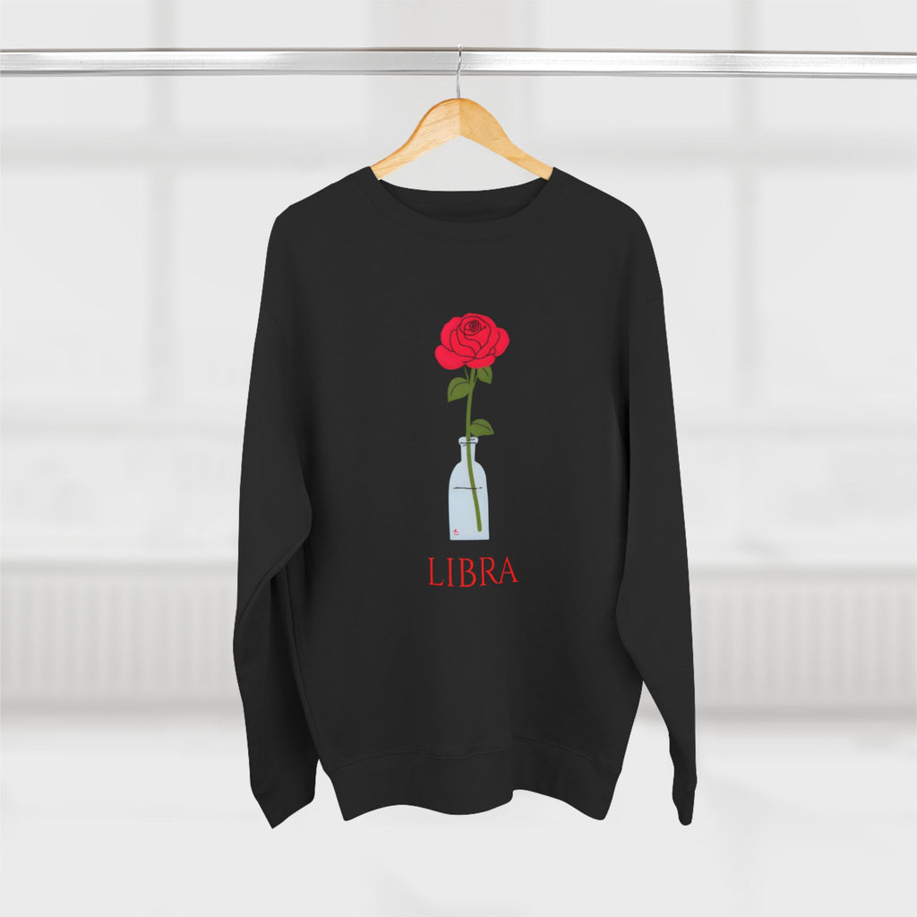 Give Me My Flowers Libra  Crewneck D Rose