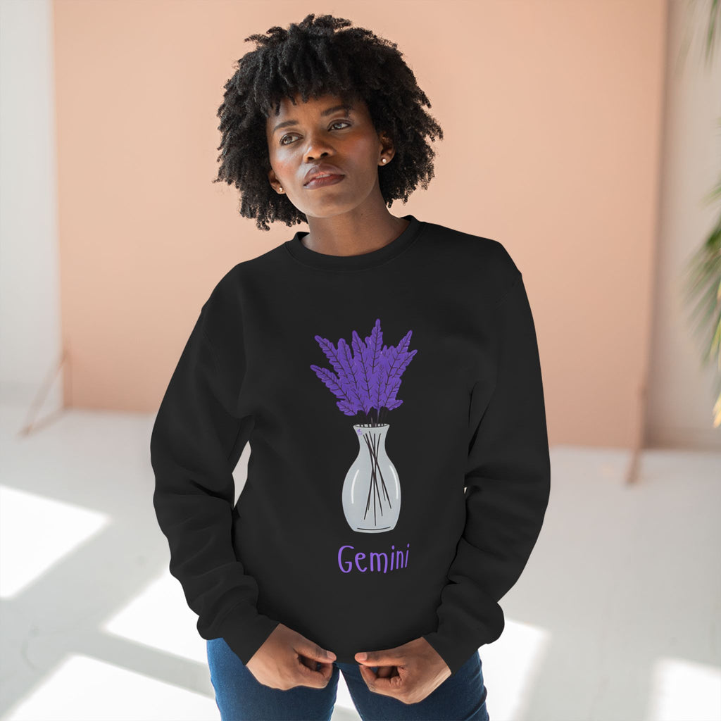 Give Me My Flowers Gemini Crewneck I love you You Love Me