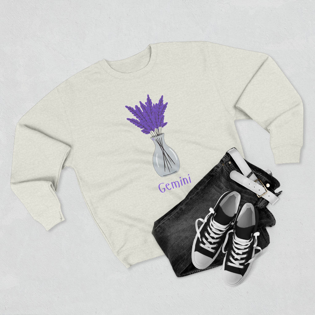 Give Me My Flowers Gemini Crewneck I love you You Love Me