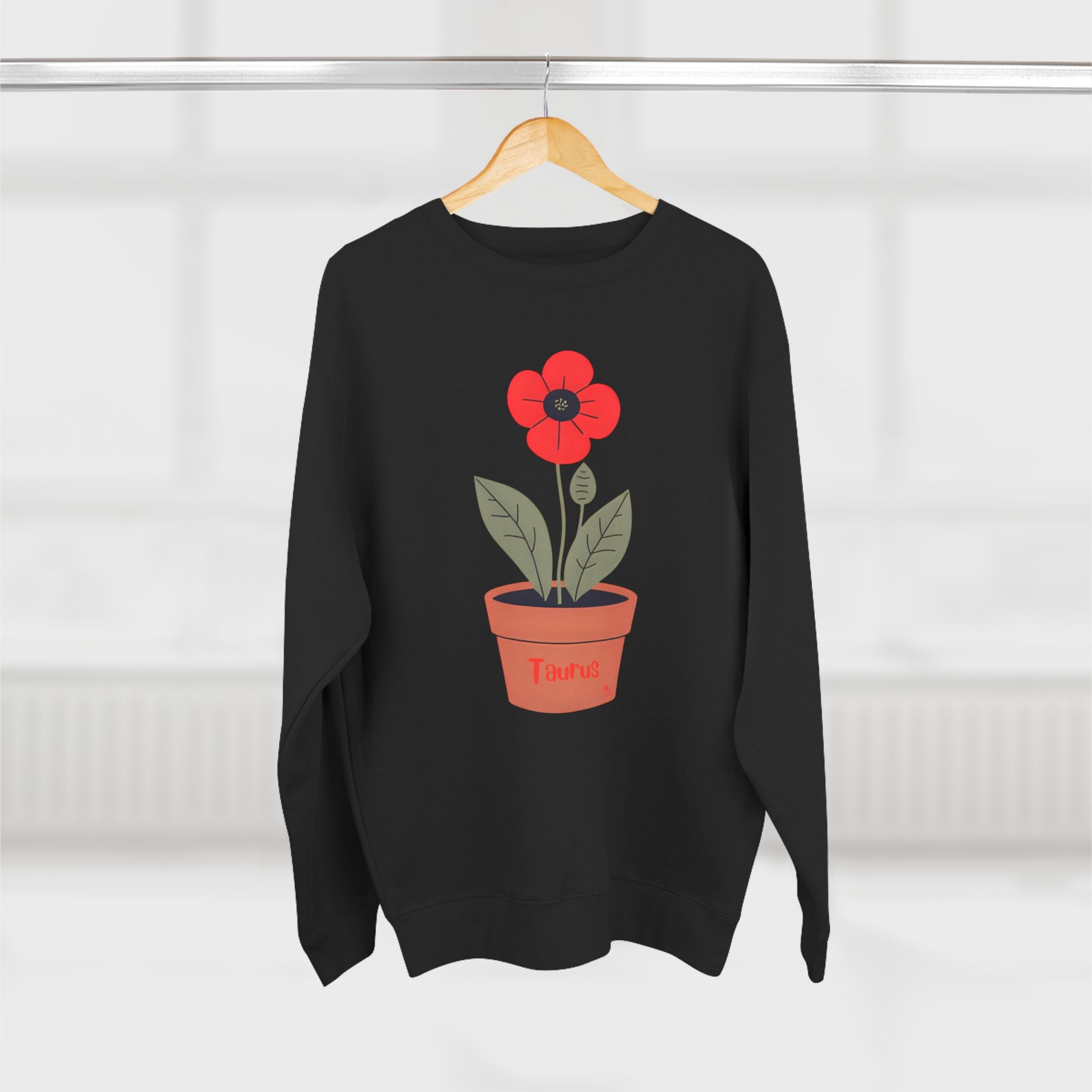 Give Me My Flowers Taurus Crewneck Mirar Poppy