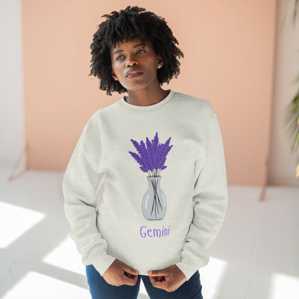 Give Me My Flowers Gemini Crewneck I love you You Love Me