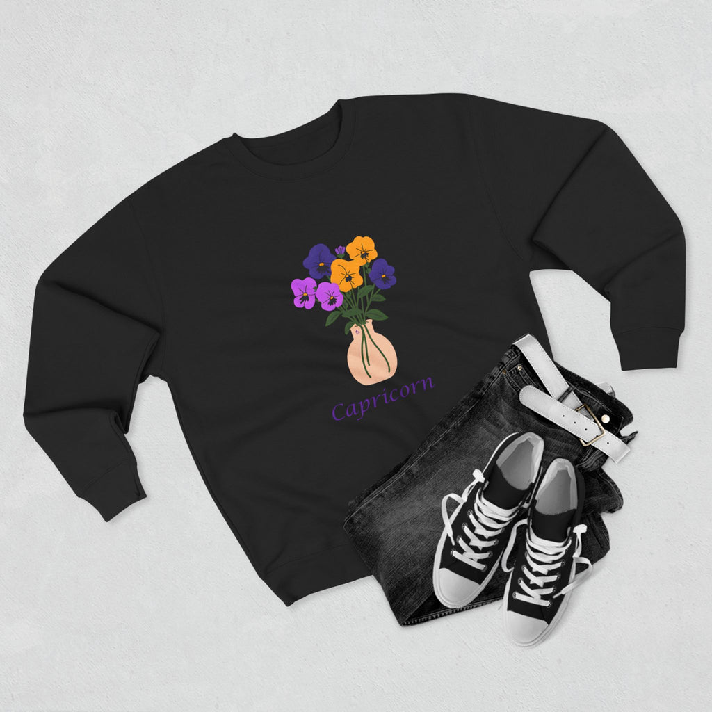 Give Me My Flowers Capricorn Crewneck Mamba Pack