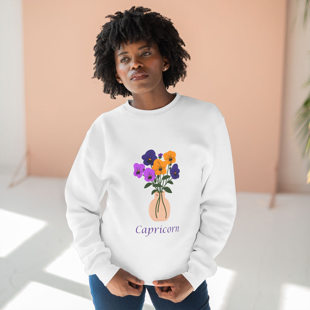 Give Me My Flowers Capricorn Crewneck Mamba Pack