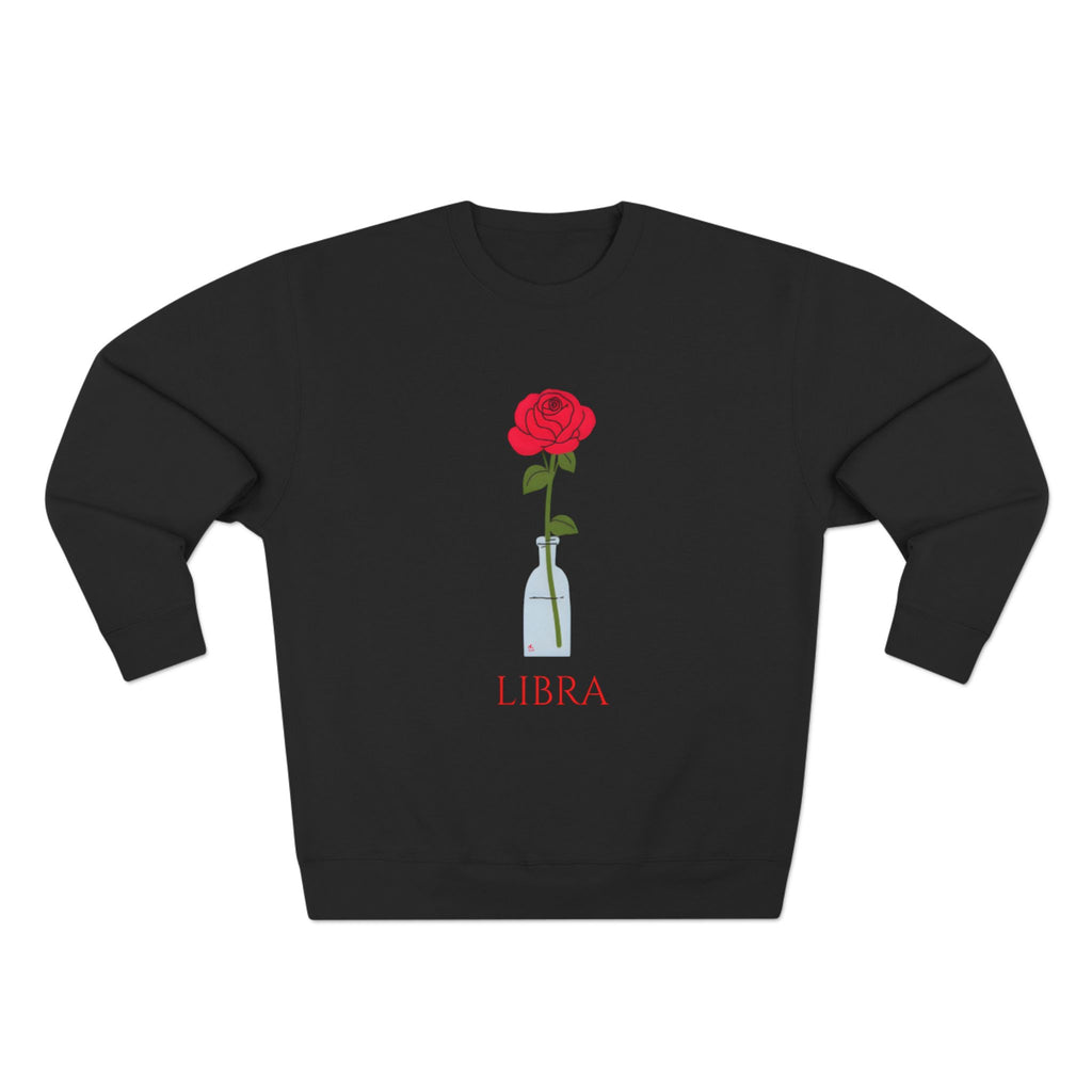 Give Me My Flowers Libra  Crewneck D Rose