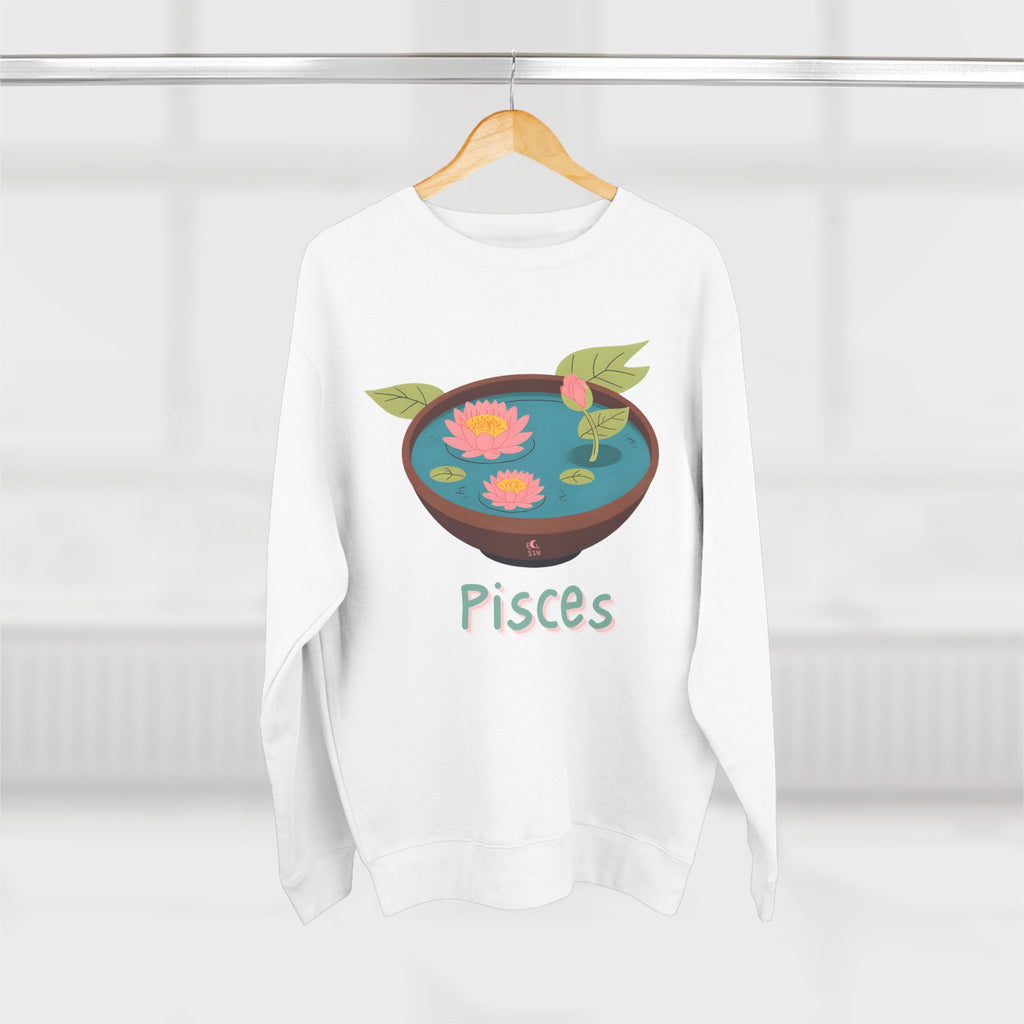 Give Me My Flowers Pisces Crewneck A Lily Bit of This A Lily Bit of That