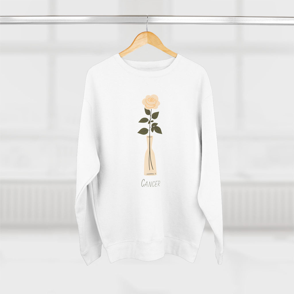Give Me My Flowers Cancer Crewneck Off White