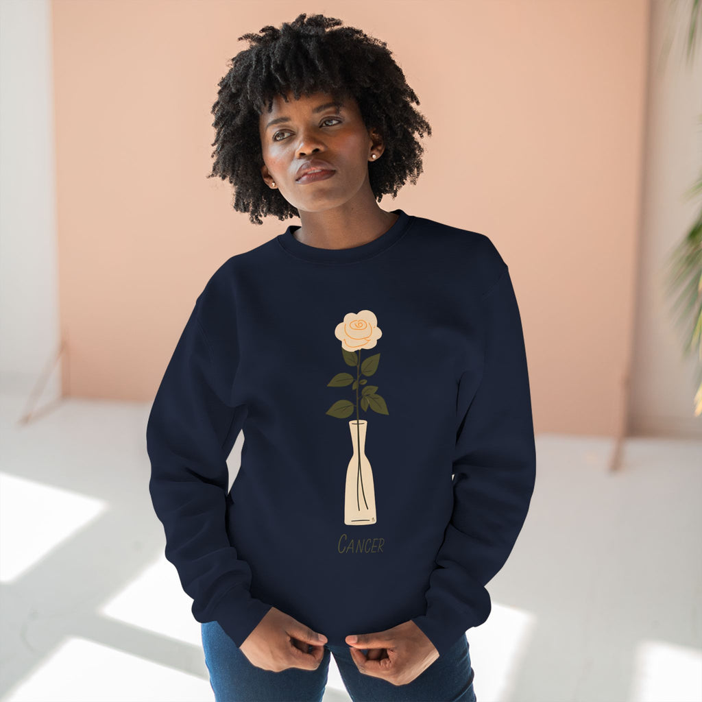 Give Me My Flowers Cancer Crewneck Off White