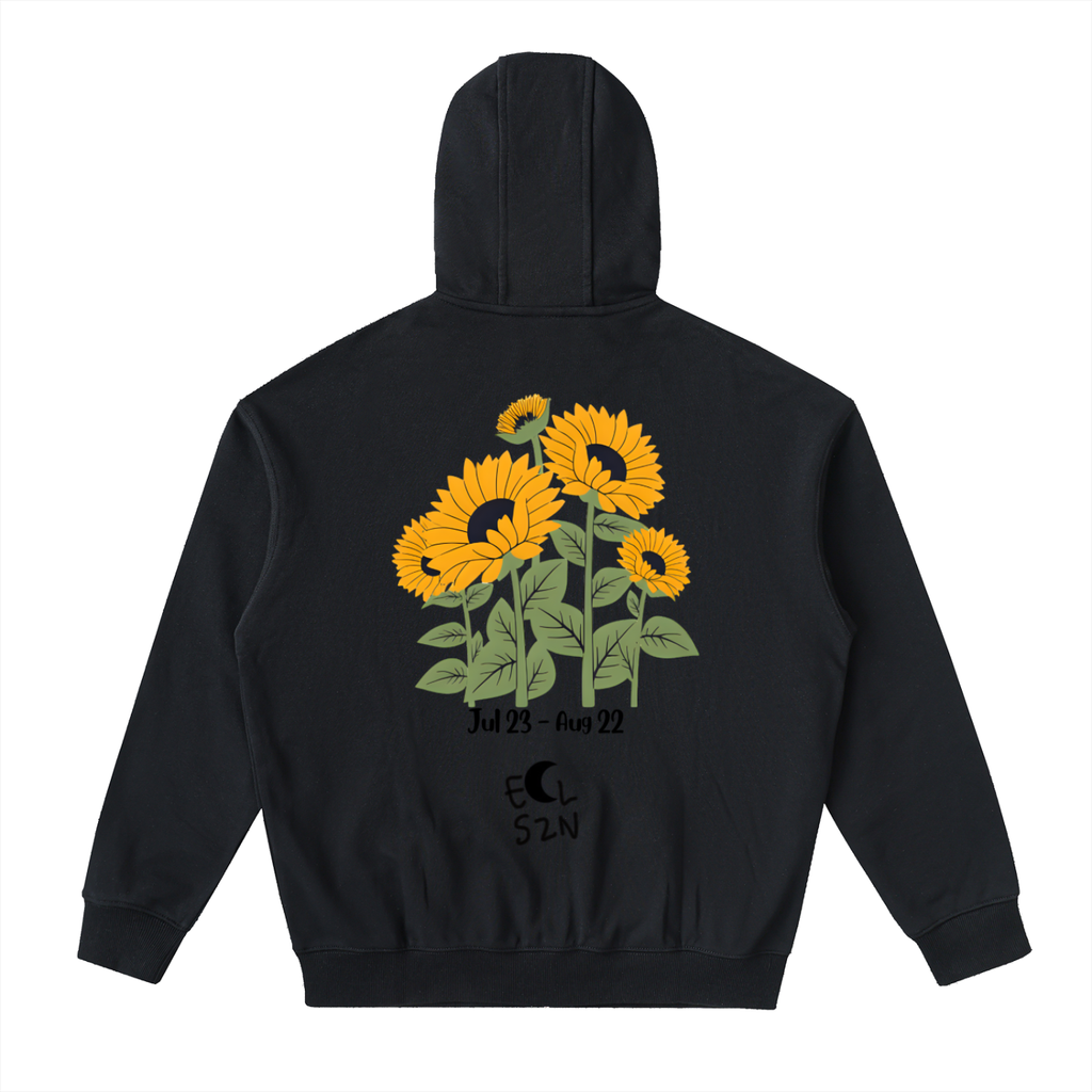 Drop-Shoulder Zip Up Hoodie